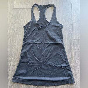 Lululemon Floral Lace Black Racerback Tank Top - Size 2/4